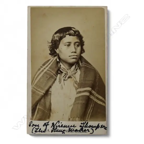 Robert H Bartlett (1842-1911) 'Son of Wiremu Thompson', c.1865